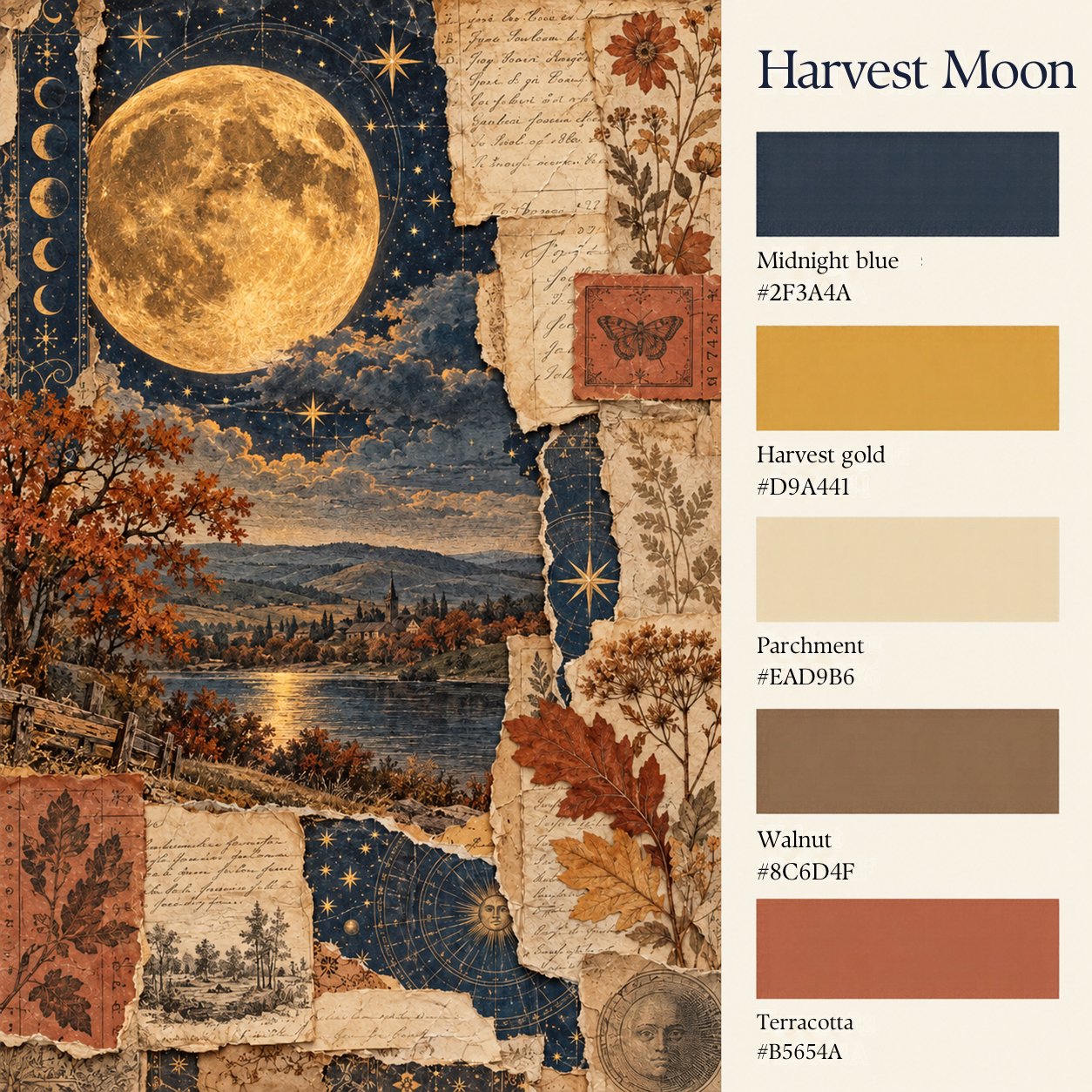 5 Autumn Colour Palettes for Your Junk Journal
